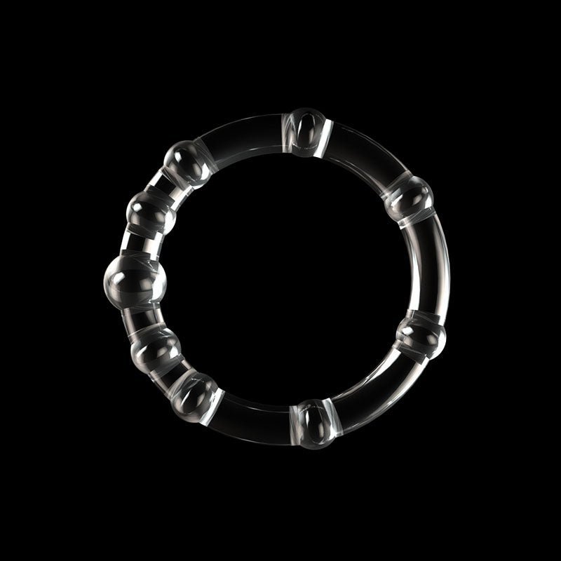 Power Plus Triple Beaded Ring Set - Clear Cock Rings - Set of 3 – Sex toys NZ by Naughtyhut. Discreet delivery nationwide.
