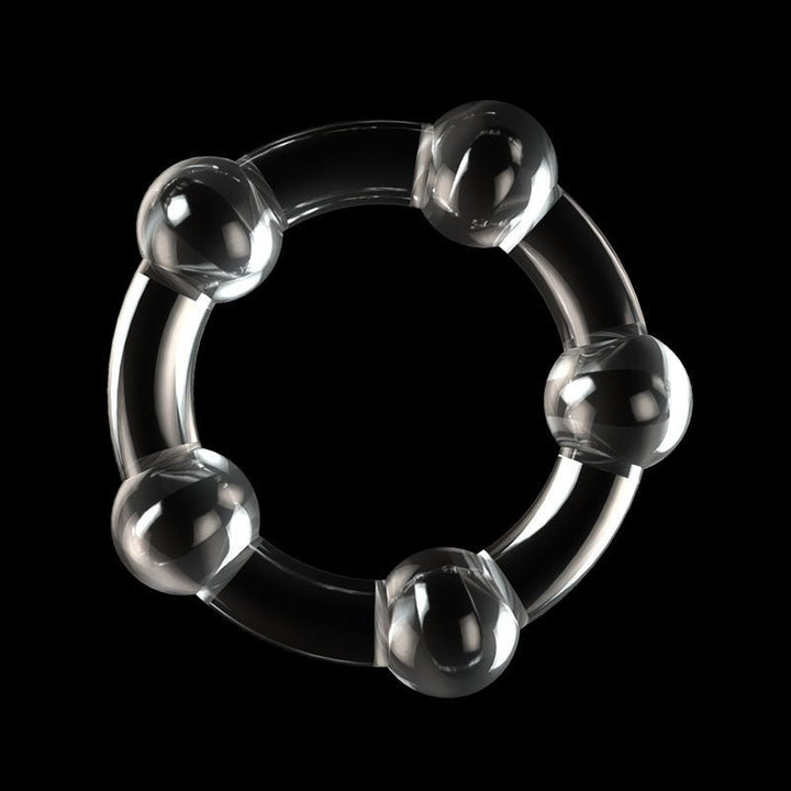 Power Plus Triple Beaded Ring Set - Clear Cock Rings - Set of 3 – Sex toys NZ by Naughtyhut. Discreet delivery nationwide.