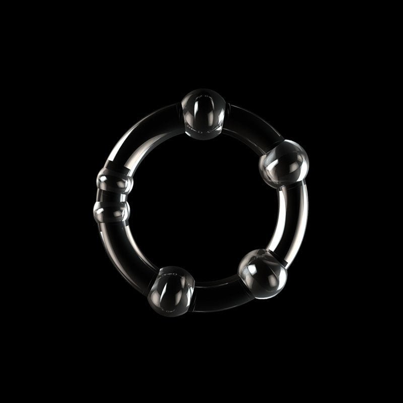 Power Plus Triple Beaded Ring Set - Clear Cock Rings - Set of 3 – Sex toys NZ by Naughtyhut. Discreet delivery nationwide.