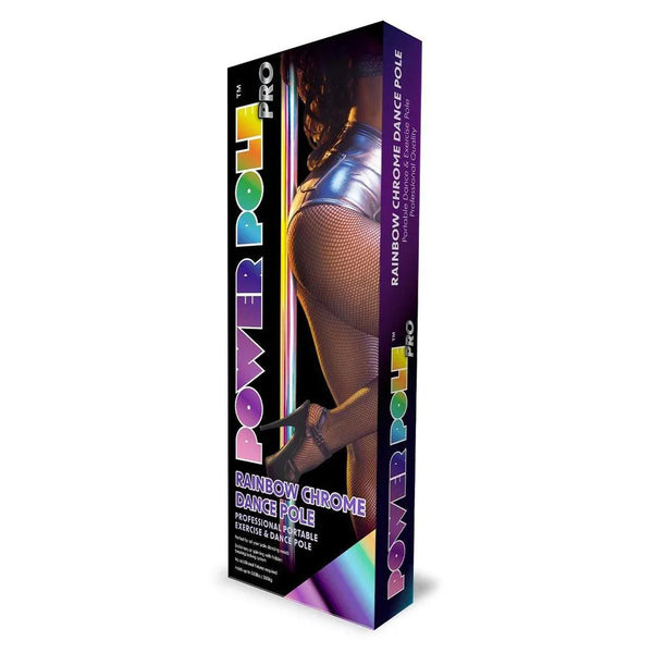 Power Pole Pro Rainbow Chrome dance pole kit retail box