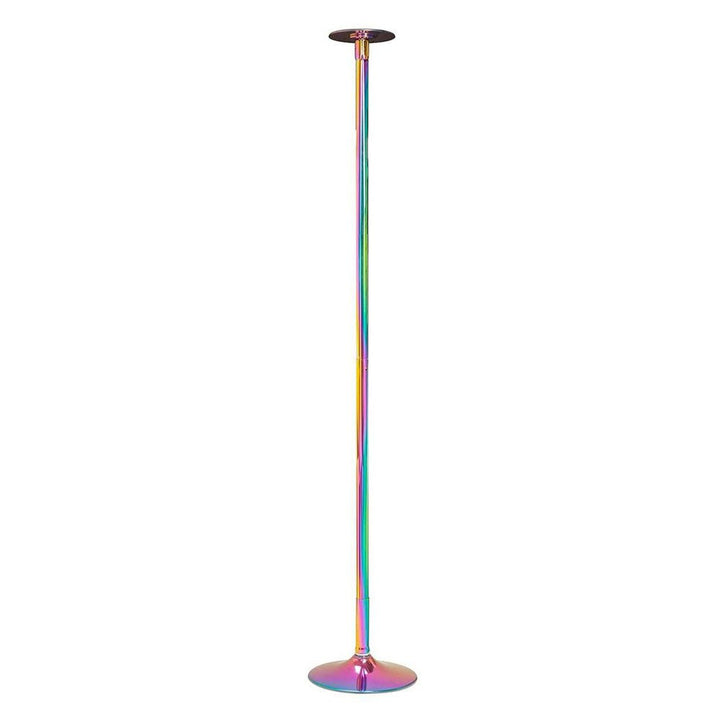 Power Pole Pro - Rainbow - Rainbow Chrome Dance Pole Kit – Sex toys NZ by Naughtyhut. Discreet delivery nationwide.
