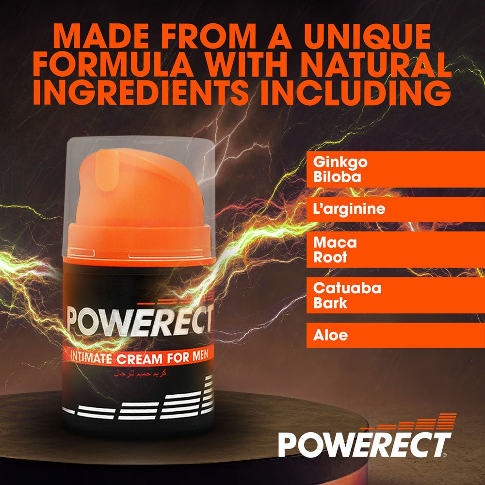 Buy Powerect Intimate Cream - Enhancer Cream for Men - 48 ml Tube – Naughtyhut NZ sex toys online. Discreet delivery & top brands.