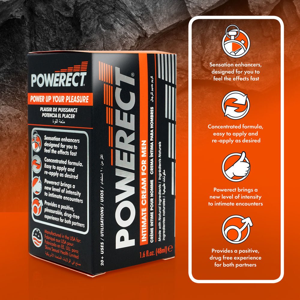 Buy Powerect Intimate Cream - Enhancer Cream for Men - 48 ml Tube – Naughtyhut NZ sex toys online. Discreet delivery & top brands.