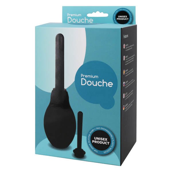 Premium Douche - Black Unisex Douche - 370 ml Capacity – Sex toys NZ by Naughtyhut. Discreet delivery nationwide.