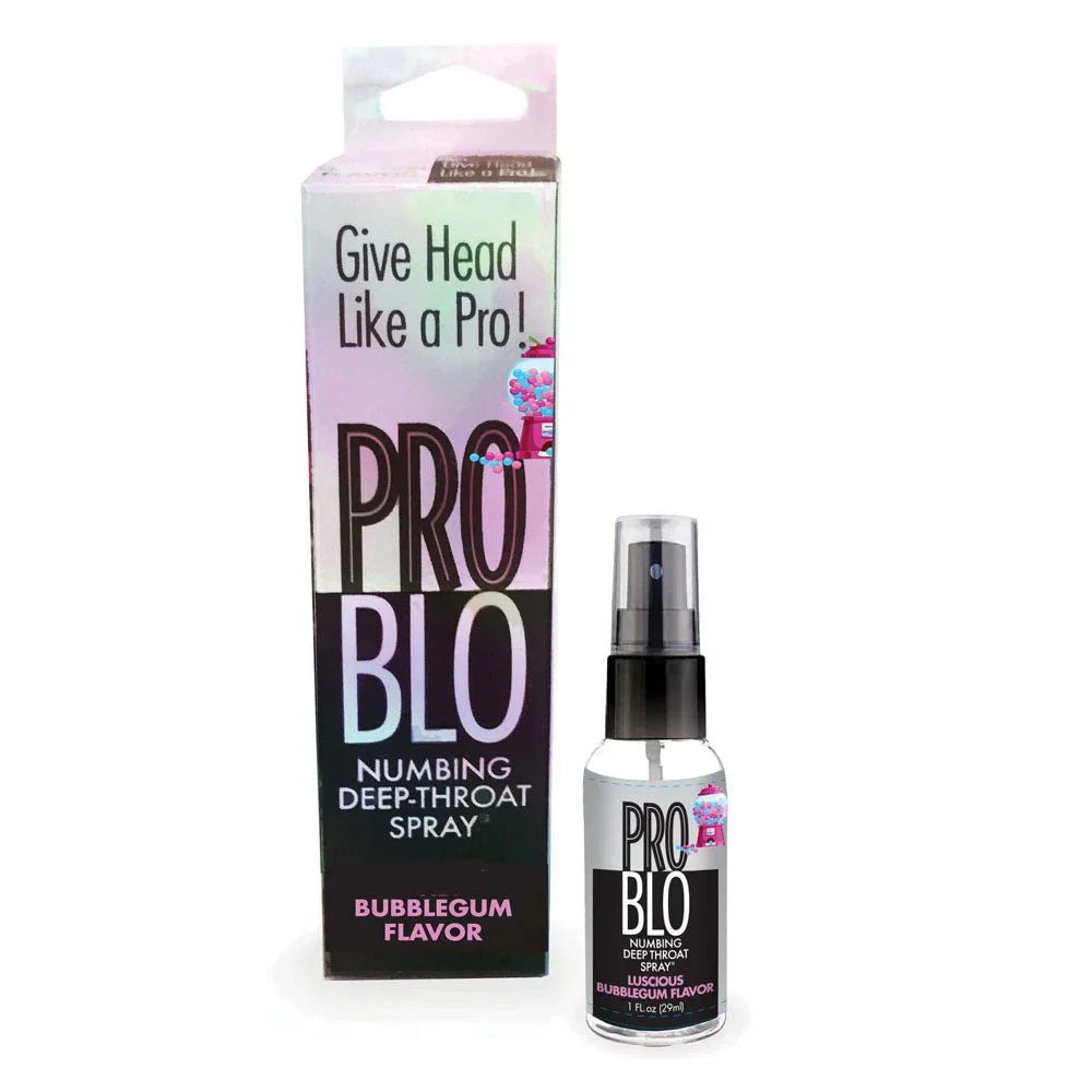 ProBlo Deep Throat Spray - Bubblegum - Bubblegum Flavoured Deep Throat Spray - 30 ml – Sex toys NZ by Naughtyhut. Discreet delivery nationwide.