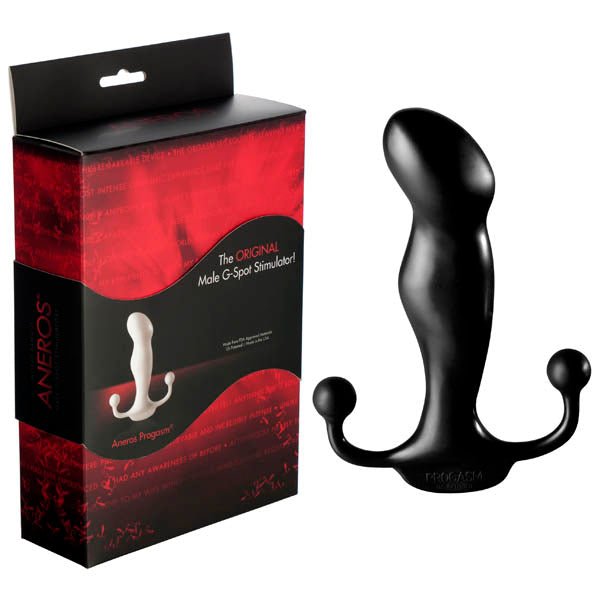 Progasm - Black Ice - Black Prostate Massager – Sex toys NZ by Naughtyhut. Discreet delivery nationwide.