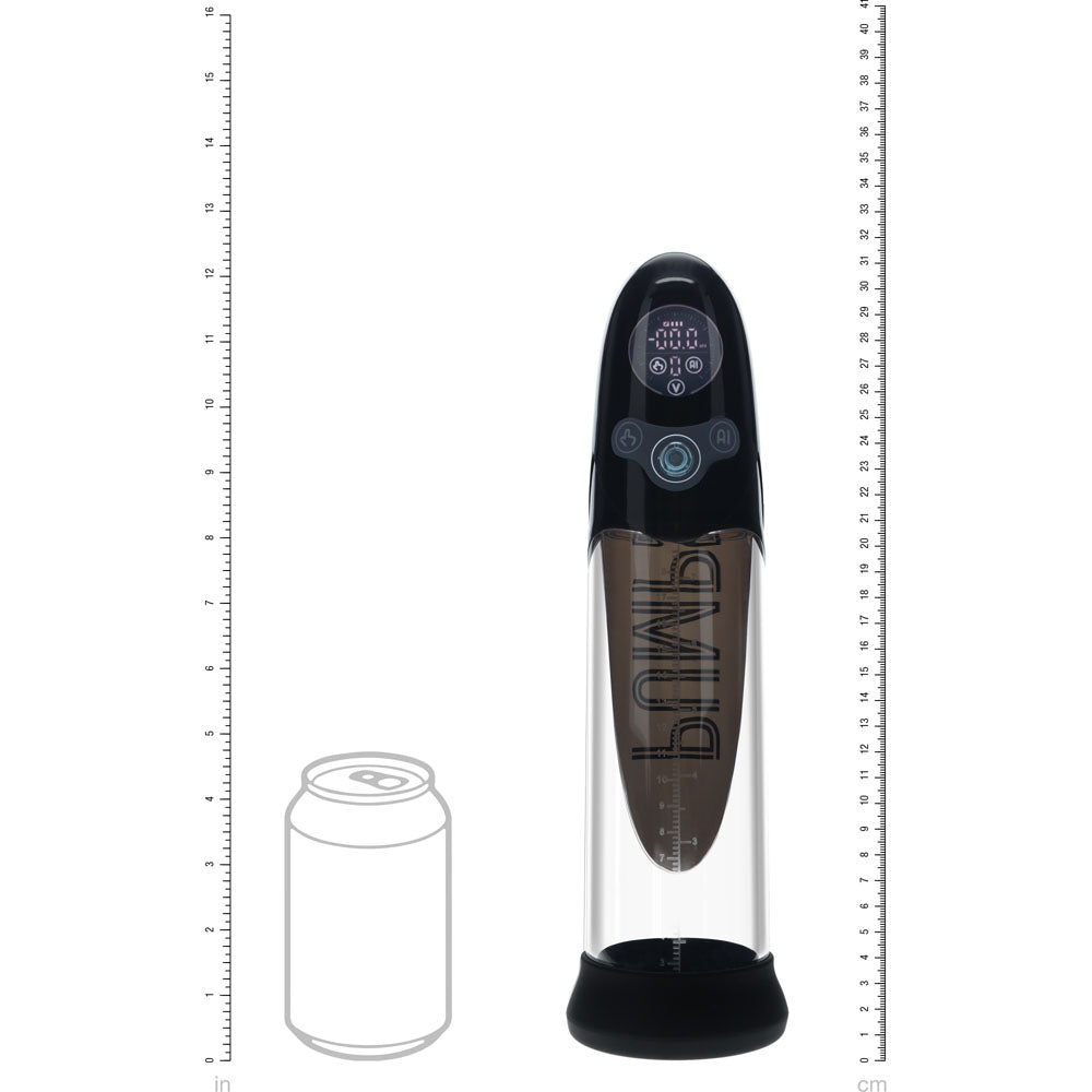 PUMPED Aqua - Pro Auto Pump - Black - Black/Clear USB Rechargeable AI - Enabled Submersible Auto Penis Pump – Sex toys NZ by Naughtyhut. Discreet delivery nationwide.