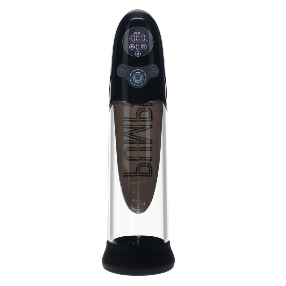 PUMPED Aqua - Pro Auto Pump - Black - Black/Clear USB Rechargeable AI - Enabled Submersible Auto Penis Pump – Sex toys NZ by Naughtyhut. Discreet delivery nationwide.
