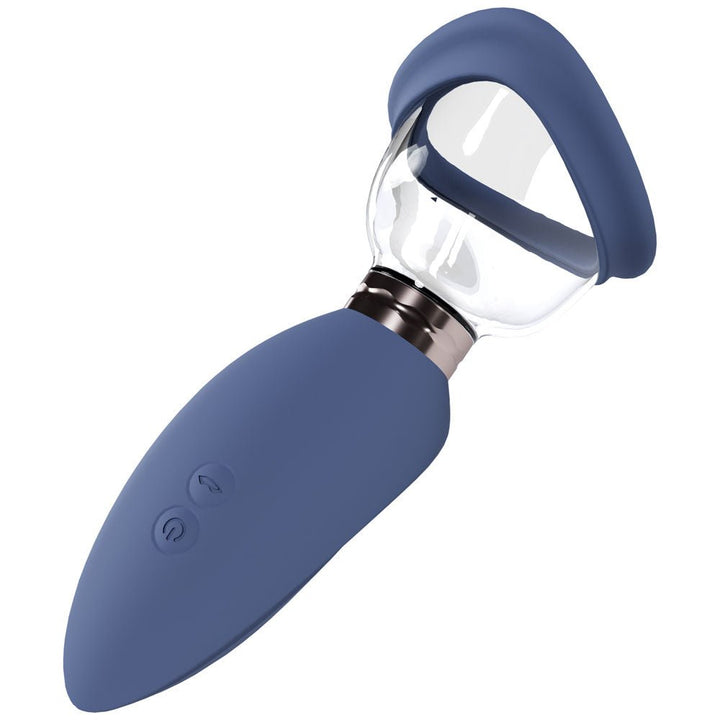 PUMPED Arousing Auto Ladies Pump - Blue - Blue USB Rechargeable Ladies Pump – Sex toys NZ by Naughtyhut. Discreet delivery nationwide.