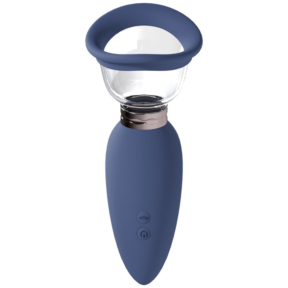 PUMPED Arousing Auto Ladies Pump - Blue - Blue USB Rechargeable Ladies Pump – Sex toys NZ by Naughtyhut. Discreet delivery nationwide.