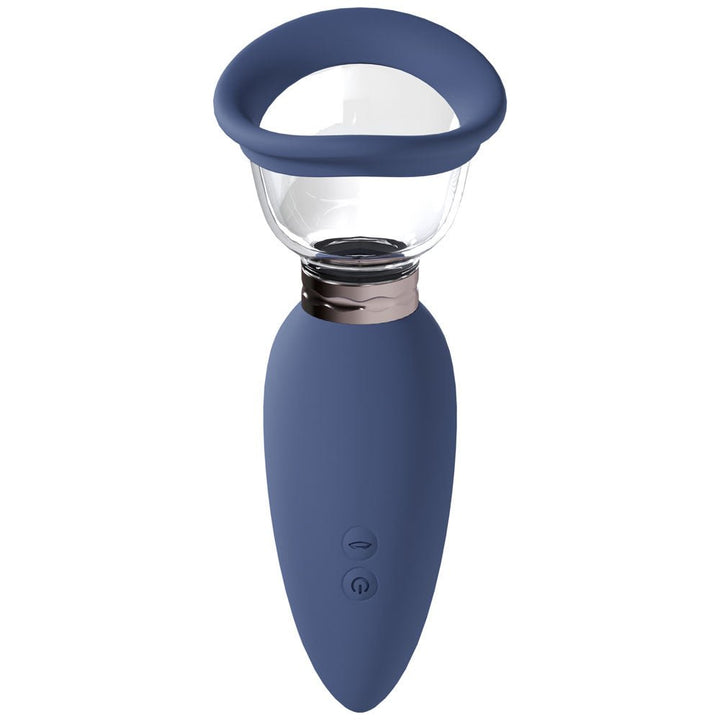 PUMPED Arousing Auto Ladies Pump - Blue - Blue USB Rechargeable Ladies Pump – Sex toys NZ by Naughtyhut. Discreet delivery nationwide.