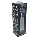 Buy PUMPED Automatic Waterproof Pump - Gun Metal - Gunmetal/Clear USB Rechargeable Automatic Penis Pump – Naughtyhut NZ sex toys online. Discreet delivery & top brands.