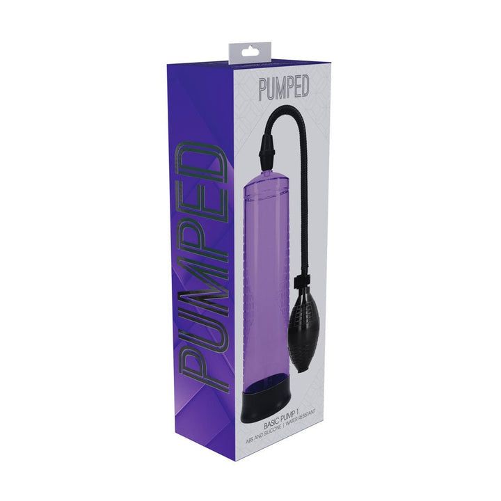PUMPED Basic Pump 1 - Purple - Purple Penis Pump – Sex toys NZ by Naughtyhut. Discreet delivery nationwide.