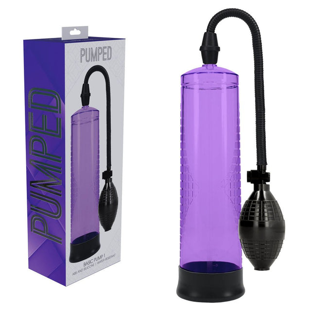 Buy PUMPED Basic Pump 1 - Purple - Purple Penis Pump – Naughtyhut NZ sex toys online. Discreet delivery & top brands.