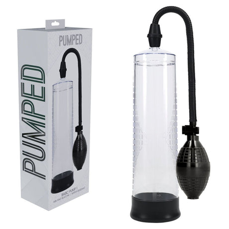 Buy PUMPED Basic Pump 1 - Transparent - Clear Penis Pump – Naughtyhut NZ sex toys online. Discreet delivery & top brands.
