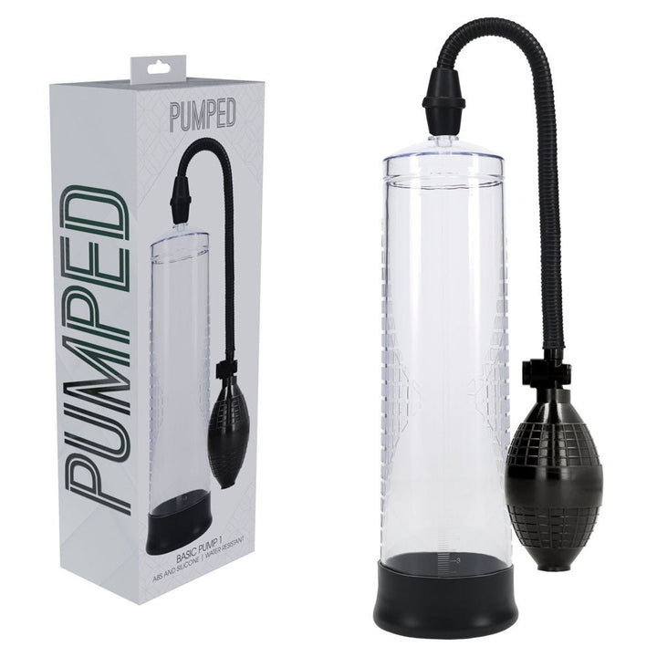PUMPED Basic Pump 1 - Transparent - Clear Penis Pump – Sex toys NZ by Naughtyhut. Discreet delivery nationwide.