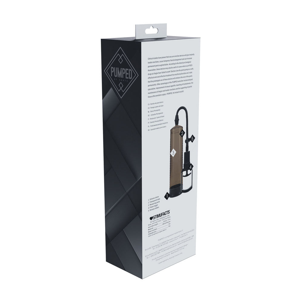 Buy PUMPED Basic Pump 2 - Black - Black Penis Pump – Naughtyhut NZ sex toys online. Discreet delivery & top brands.