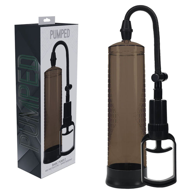 Buy PUMPED Basic Pump 2 - Black - Black Penis Pump – Naughtyhut NZ sex toys online. Discreet delivery & top brands.