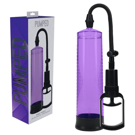 Buy PUMPED Basic Pump 2 - Purple - Purple Penis Pump – Naughtyhut NZ sex toys online. Discreet delivery & top brands.