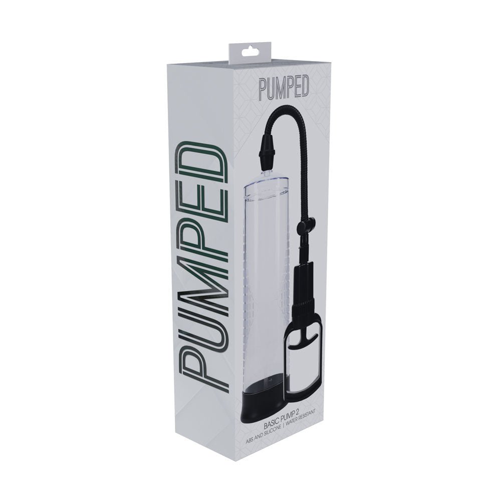 Buy PUMPED Basic Pump 2 - Transparent - Clear Penis Pump – Naughtyhut NZ sex toys online. Discreet delivery & top brands.