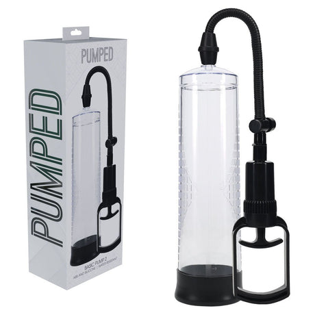 Buy PUMPED Basic Pump 2 - Transparent - Clear Penis Pump – Naughtyhut NZ sex toys online. Discreet delivery & top brands.