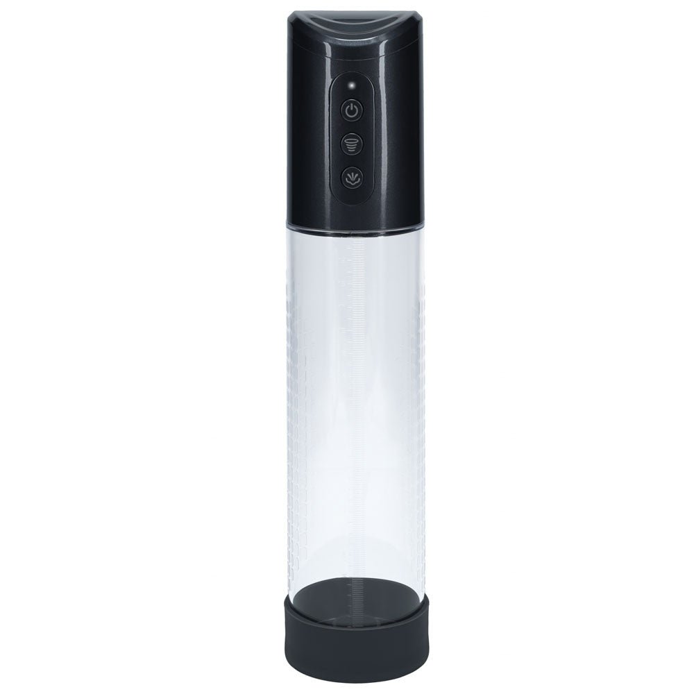 Buy PUMPED Hyperpump Automatic Pump - Gunmetal - Gunmetal Grey USB Rechargeable Auto Penis Pump – Naughtyhut NZ sex toys online. Discreet delivery & top brands.