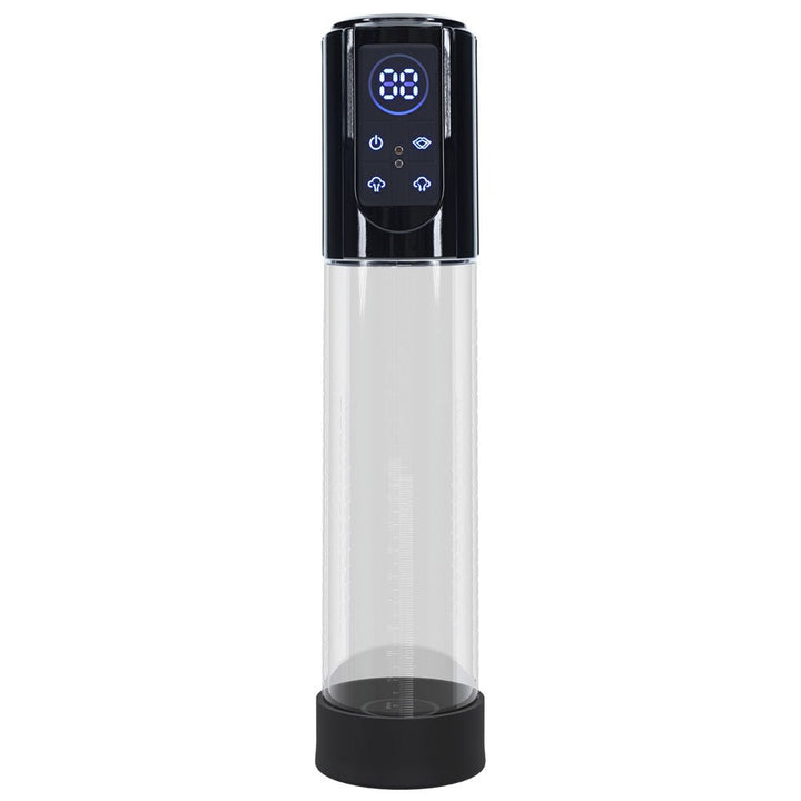 PUMPED MegaLift Automatic Penis Pump - Black - Black/Clear USB Rechargeable Auto Penis Pump – Sex toys NZ by Naughtyhut. Discreet delivery nationwide.