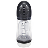Buy PUMPED SonicPull - Gunmetal - Gunmetal Grey/Clear USB Rechargeable Sucking And Vibrating Auto Masturbator – Naughtyhut NZ sex toys online. Discreet delivery & top brands.
