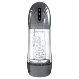 Buy PUMPED SonicPull - Gunmetal - Gunmetal Grey/Clear USB Rechargeable Sucking And Vibrating Auto Masturbator – Naughtyhut NZ sex toys online. Discreet delivery & top brands.