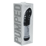 Buy PUMPED Strokemate - Black/Clear USB Rechargeable Sucking Rotating and Thrusting Auto Masturbator – Naughtyhut NZ sex toys online. Discreet delivery & top brands.