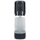 Buy PUMPED UltraLift Automatic Masturbator - Gunmetal Grey/Clear USB Rechargeable Auto Masturbator – Naughtyhut NZ sex toys online. Discreet delivery & top brands.