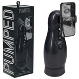 Buy PUMPED Virtuo - Gunmetal - Gunmetal Grey/Clear USB Rechargeable Sucking And Vibrating Auto Masturbator – Naughtyhut NZ sex toys online. Discreet delivery & top brands.