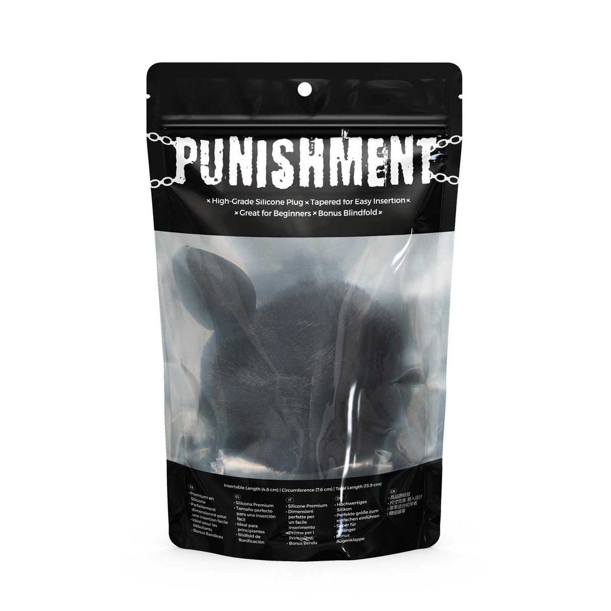 Buy Punishment Bunny Tail Silicone Butt Plug - Black – Naughtyhut NZ sex toys online. Discreet delivery & top brands.