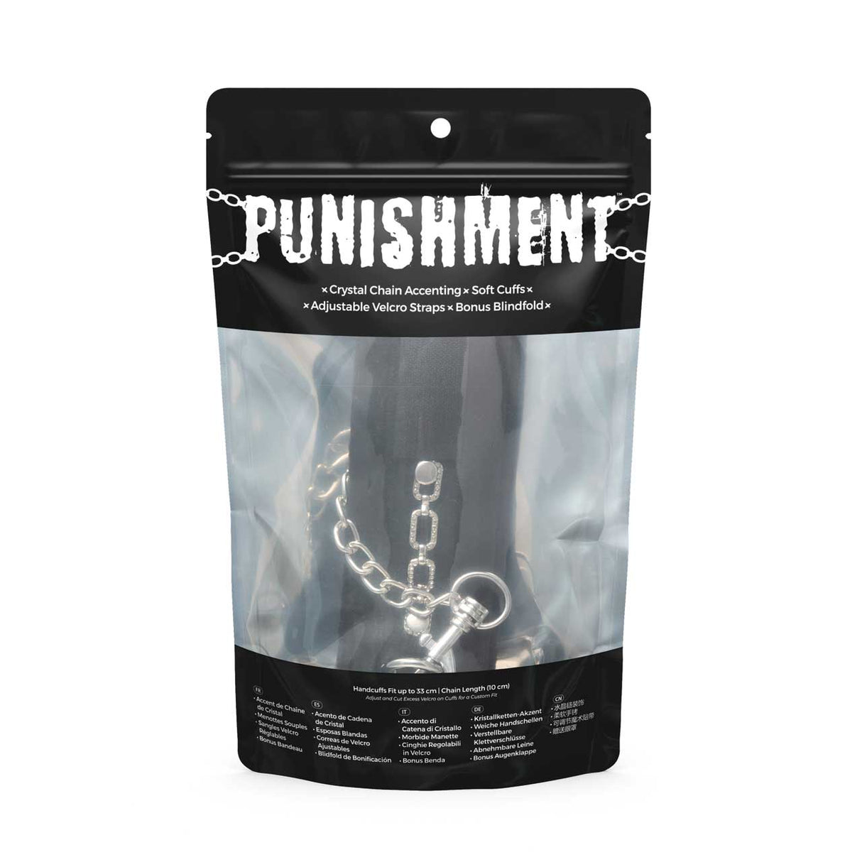 Buy Punishment Crystal Detail Handcuffs – Naughtyhut NZ sex toys online. Discreet delivery & top brands.