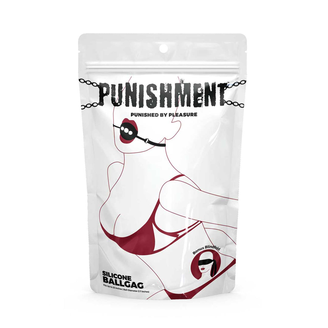 Punishment Silicone Ball Gag – Sex toys NZ by Naughtyhut. Discreet delivery nationwide.