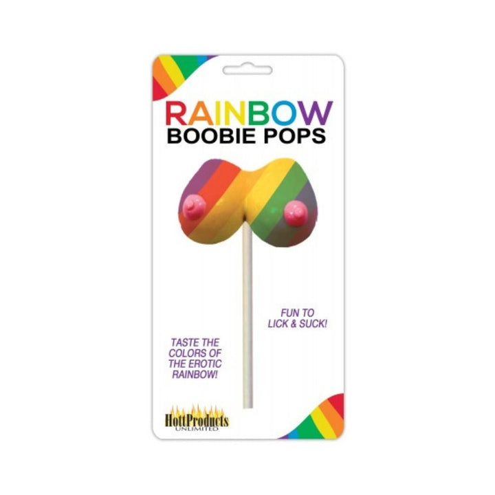 Rainbow Boobie Candy Pop - 42 Gm – Sex toys NZ by Naughtyhut. Discreet delivery nationwide.