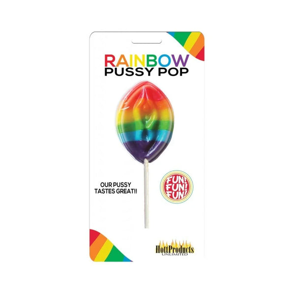 Hott Products Rainbow Pussy Pops ( Carded)