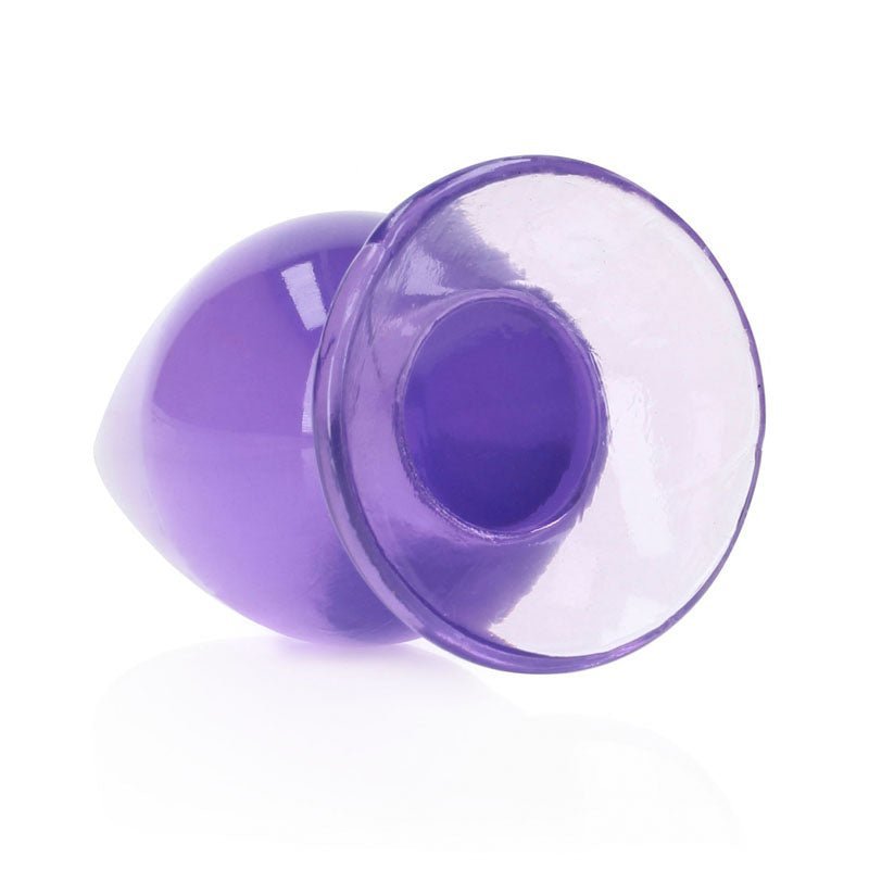 REALROCK 11.5 cm Anal Plug - Purple - Purple 11.5 cm (4.5'') Butt Plug – Sex toys NZ by Naughtyhut. Discreet delivery nationwide.