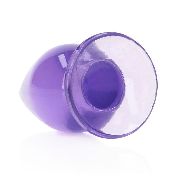 REALROCK 11.5 cm Anal Plug - Purple - Purple 11.5 cm (4.5'') Butt Plug – Sex toys NZ by Naughtyhut. Discreet delivery nationwide.