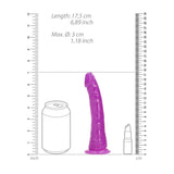 Buy REALROCK 15.5 cm Slim Glow in the Dark Neon - Purple - Glow in Dark Purple 15.5 cm (6'') Dong – Naughtyhut NZ sex toys online. Discreet delivery & top brands.