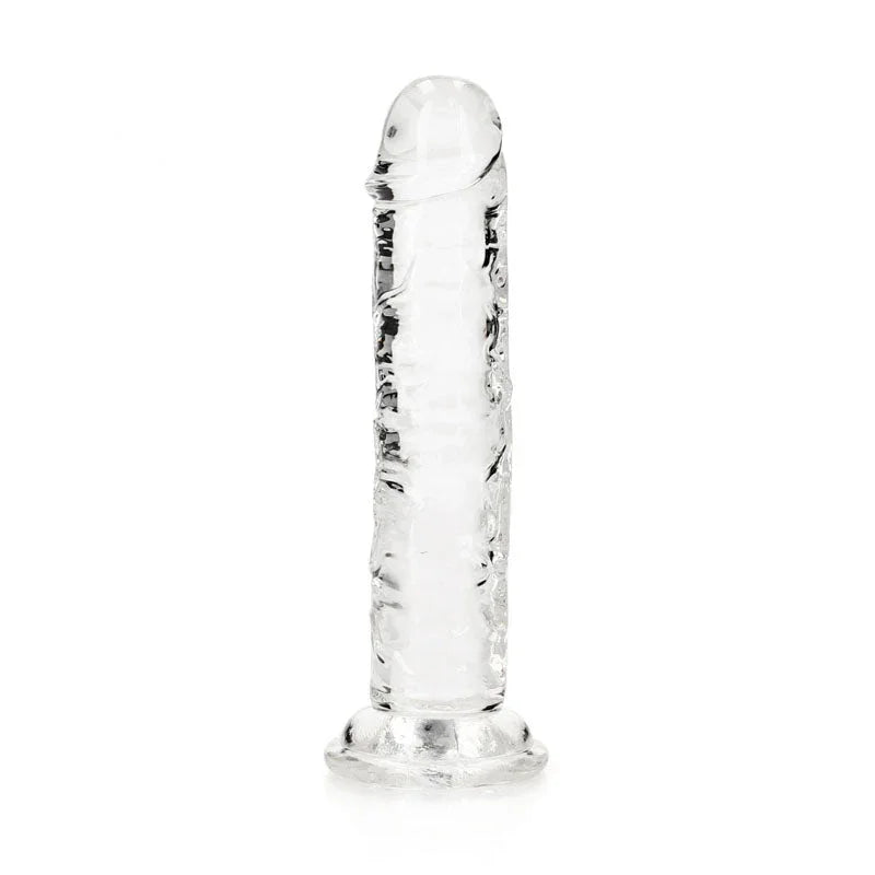 REALROCK 15.5 cm Straight Dildo - Clear - Clear 15.5 cm (6'') Dong – Sex toys NZ by Naughtyhut. Discreet delivery nationwide.