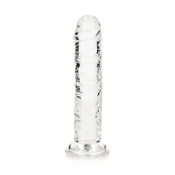 REALROCK 15.5 cm Straight Dildo - Clear - Clear 15.5 cm (6'') Dong – Sex toys NZ by Naughtyhut. Discreet delivery nationwide.