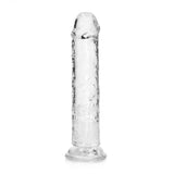 Buy REALROCK 18 cm Straight Dildo - Clear - Clear 18 cm (7'') Dong – Naughtyhut NZ sex toys online. Discreet delivery & top brands.
