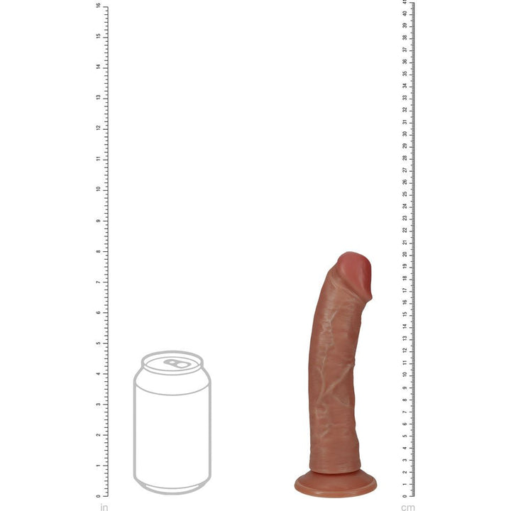 REALROCK 20cm Vibrating Cock - Tan - Tan 20.3 cm (8'') USB Rechargeable Vibrating Dong – Sex toys NZ by Naughtyhut. Discreet delivery nationwide.