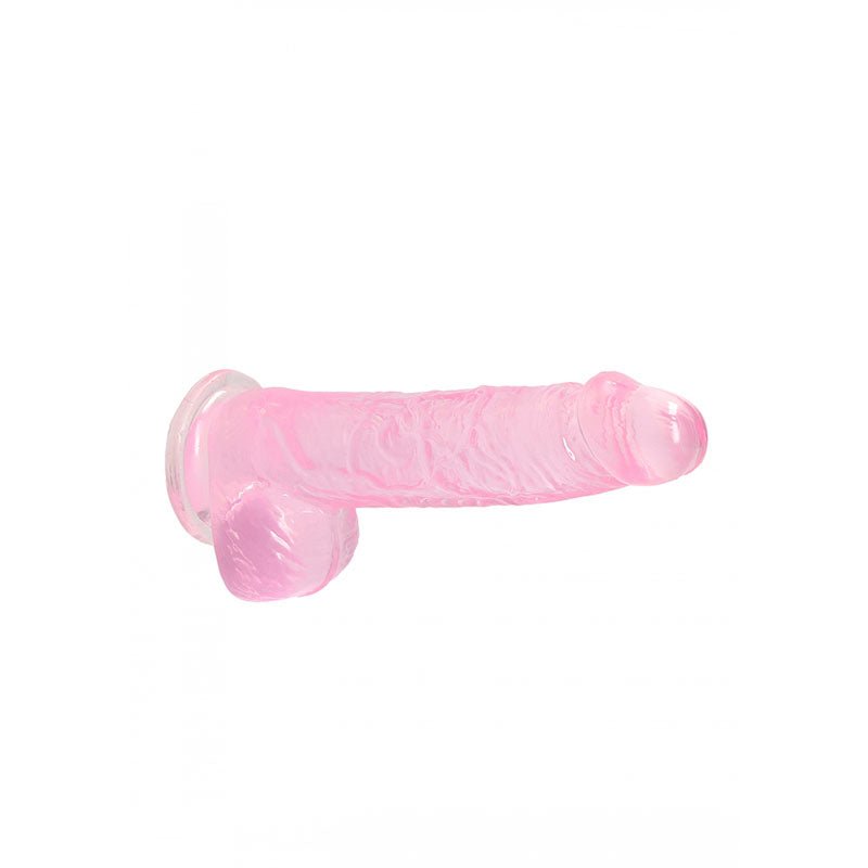 Buy REALROCK 6'' Realistic Dildo With Balls - Pink 15.2 cm Dong – Naughtyhut NZ sex toys online. Discreet delivery & top brands.