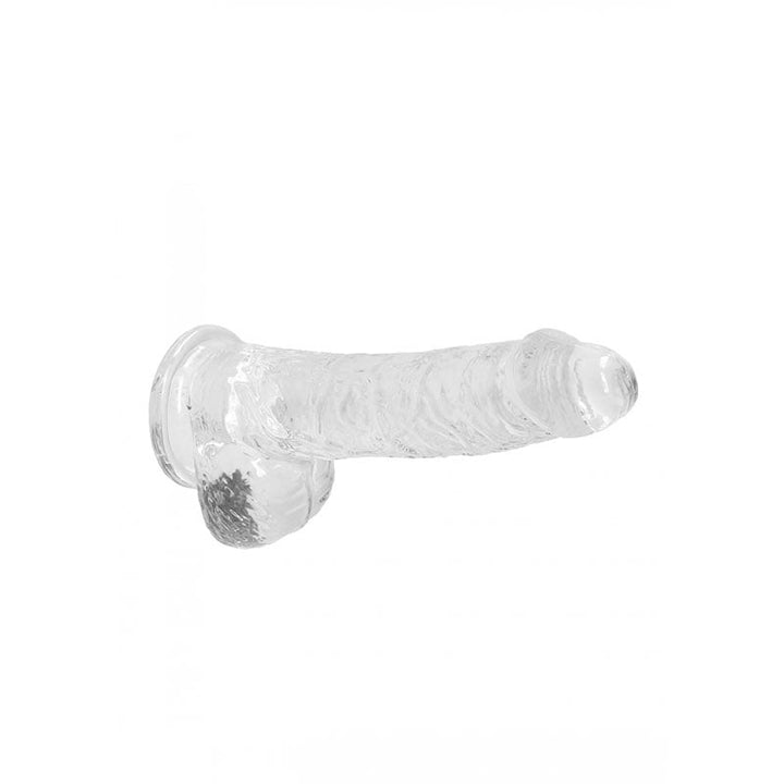 REALROCK 6'' Realistic Dildo With Balls - Clear 15.2 cm Dong – Sex toys NZ by Naughtyhut. Discreet delivery nationwide.