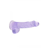 Buy REALROCK 6'' Realistic Dildo With Balls - Purple 15.2 cm Dong – Naughtyhut NZ sex toys online. Discreet delivery & top brands.