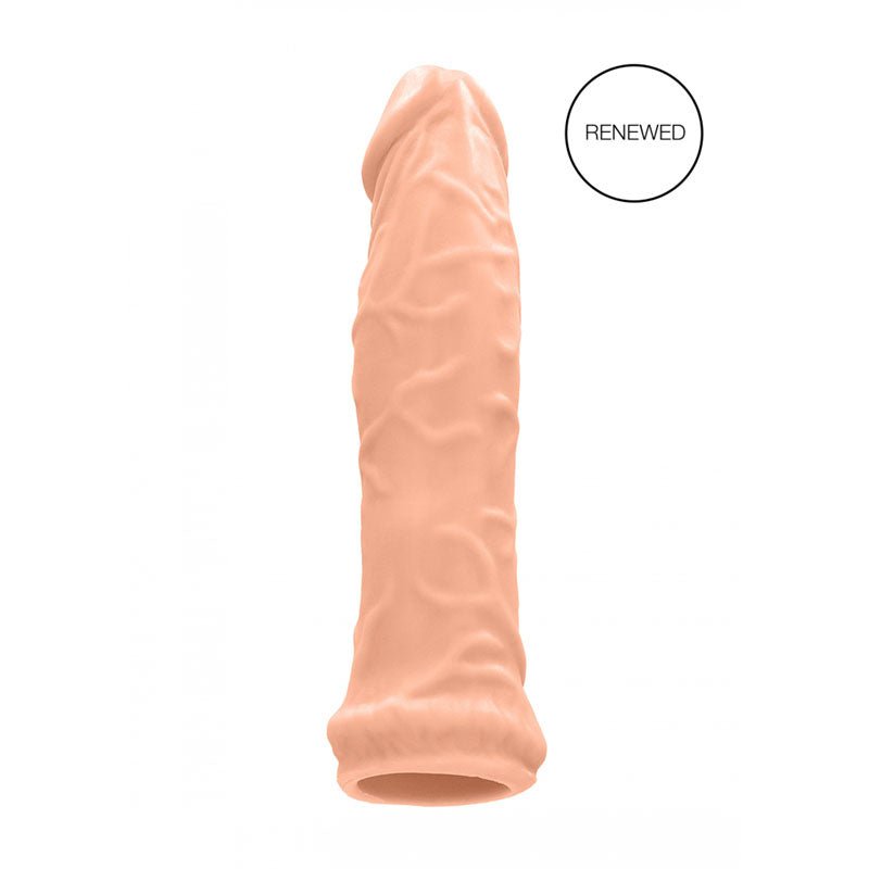 Buy REALROCK 6'' Realistic Penis Sleeve - Flesh 15.2 cm Penis Extension Sleeve – Naughtyhut NZ sex toys online. Discreet delivery & top brands.