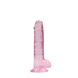 Buy REALROCK 7'' Realistic Dildo With Balls - Pink 17.8 cm Dong – Naughtyhut NZ sex toys online. Discreet delivery & top brands.