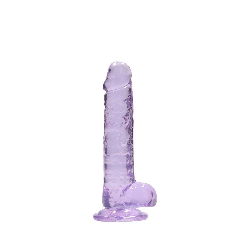 Buy REALROCK 7'' Realistic Dildo With Balls - Purple 17.8 cm Dong – Naughtyhut NZ sex toys online. Discreet delivery & top brands.
